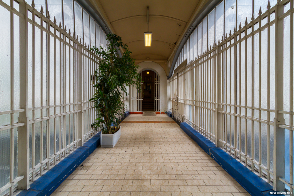 Prison de la Santé couloir