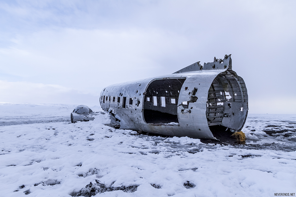 avion abandonné islande