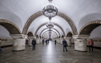Le métro de Kiev en Ukraine