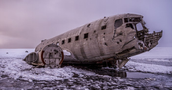 Un avion abandonné en Islande avion-islande