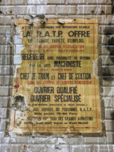 anciennes affiches metro